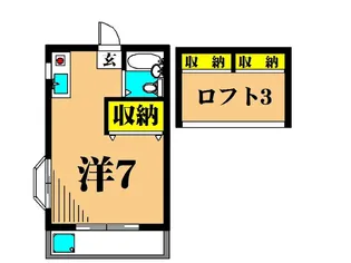 カーサ滝王子【2階】の間取り