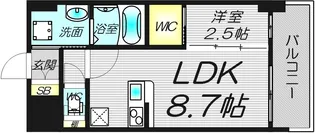 セレニテ新大阪グランデ ミリュー【13階】の間取り