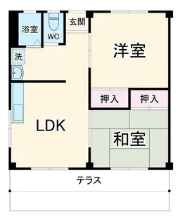 コーポ御前崎第2【1階】の間取り