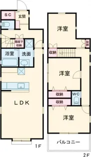 東京都杉並区善福寺3【一戸建】の間取り