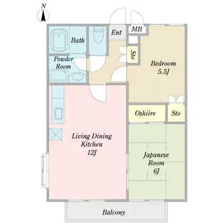 新松戸スクウェア【2階】の間取り