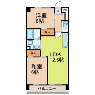 メゾン・パトラージュ【2階】の間取り