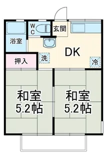 ウイング上本郷【2階】の間取り