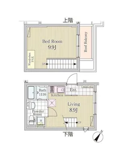 LAPiS白金高輪【4階】の間取り