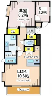 アルシオン仙川【2階】の間取り