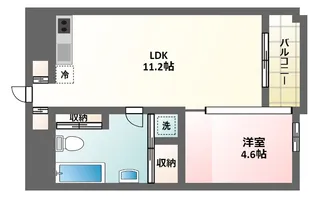 奏住庵【4階】の間取り