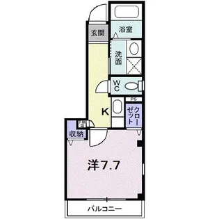 兵庫県神戸市北区道場町道場【アパート】の間取り