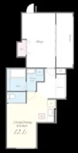 エリンコート矢切【1階】の間取り