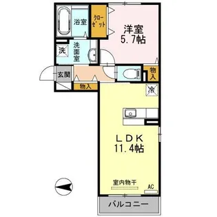 グレイス・K【3階】の間取り
