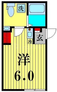 フィオーレ五反野II【1階】の間取り