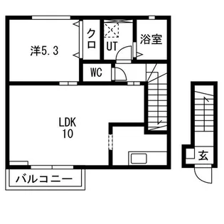 Lien(リアン)B【2階】の間取り