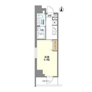 リテラス三ノ輪【4階】の間取り