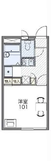1Kの間取り画像