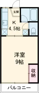 メゾン武内B【1階】の間取り