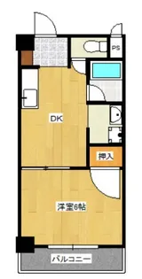 福岡県福岡市早良区藤崎1【マンション】の間取り