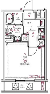 VERXEEDαAYASE【2階】の間取り