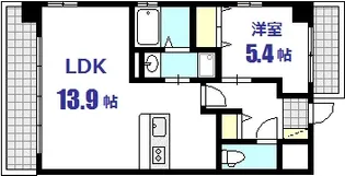 Riviere段原【6階】の間取り