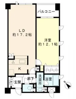 東京都目黒区三田1【マンション】の間取り