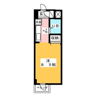 ノーサレンダー【4階】の間取り