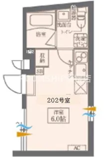 東京都目黒区原町2【アパート】の間取り