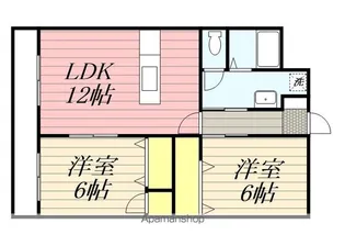 プレステージ古川【2階】の間取り