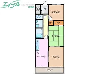 MKタウン福島【2階】の間取り