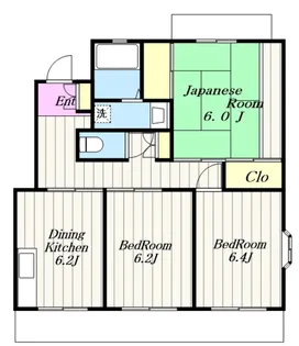 ラ・ポール田中【0】【1階】の間取り