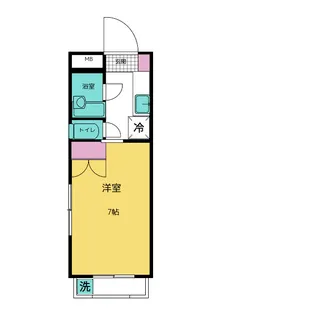ベルコート日吉アネックス【2階】の間取り