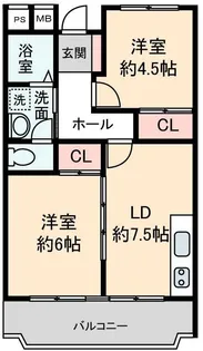 グリンデルワルト【2階】の間取り