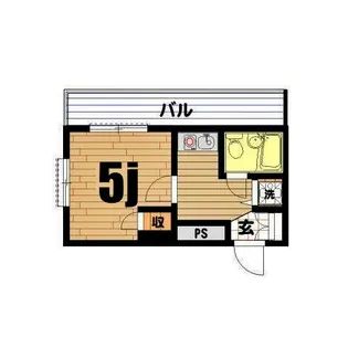ルピナス横浜青木橋【1階】の間取り