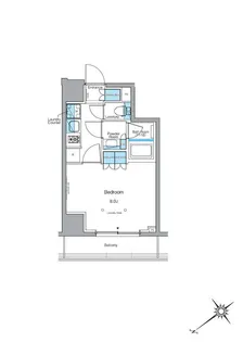 東京都台東区上野7【マンション】の間取り
