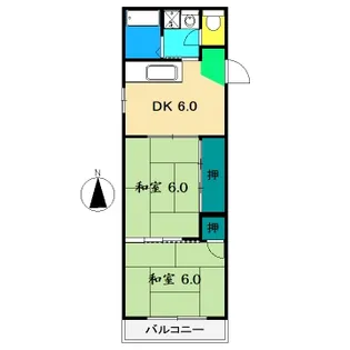 ロイヤル西町【1階】の間取り
