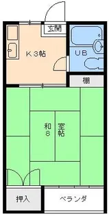 コーポ福寿【2階】の間取り