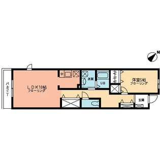 ソレイユ湘南鵠沼海岸【2階】の間取り
