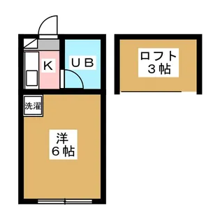 サニーコートS【1階】の間取り