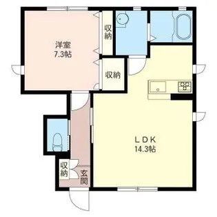 リアン・ファミリオ(ShaMaison)A【1階】の間取り