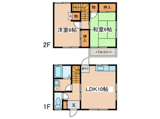 片山ハイツの間取り