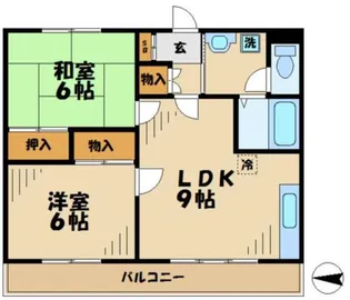 ドュ・ミリエール【4階】の間取り