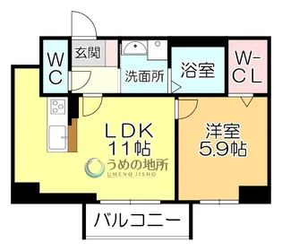 GOTOビルディング【7階】の間取り