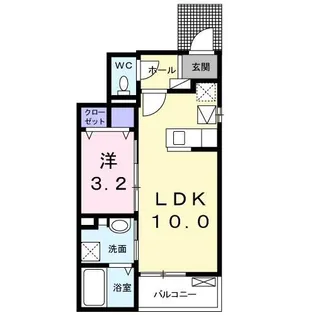 ハッピーワン【1階】の間取り