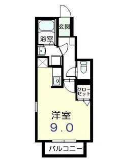 クローバーコート【1階】の間取り