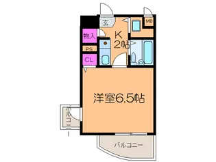 レバンガ長居公園AP【10階】の間取り