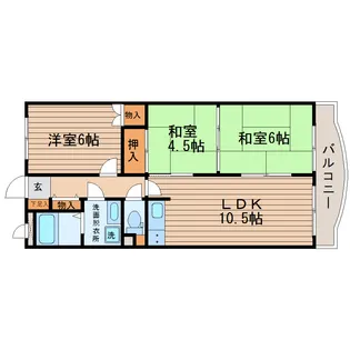 第二扇ビル【1階】の間取り