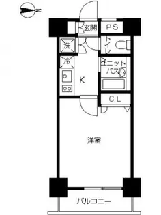 スカイコート神田第5【7階】の間取り