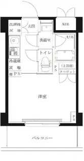 ルーブル新川崎【7階】の間取り