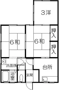 和幸アパート【1階】の間取り