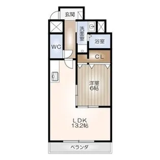 MONZEN偕【10階】の間取り