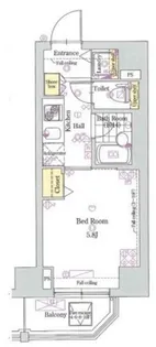 東京都荒川区西日暮里6【マンション】の間取り