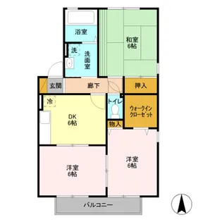 パストラルA【1階】の間取り