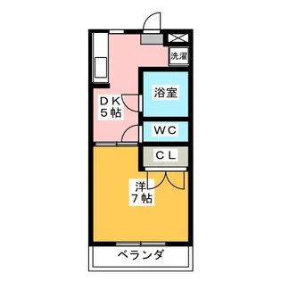 グリーンヒルA【3階】の間取り